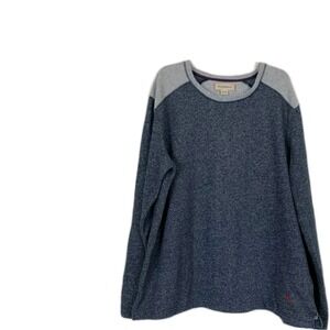 Tommy Bahama Sweatshirt Men XXL Blue Lounge Island Sleepwear Pullover 60% Cotton